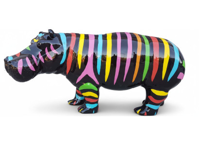 Abstrakte Deko Figur Statue Skulptur 79cm Figuren Statuen Skulpturen Nilpferd