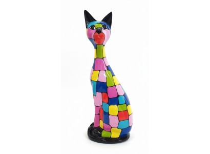 Abstrakte Deko Figur Statue Skulptur 85cm Figuren Statuen Skulpturen Katze A671