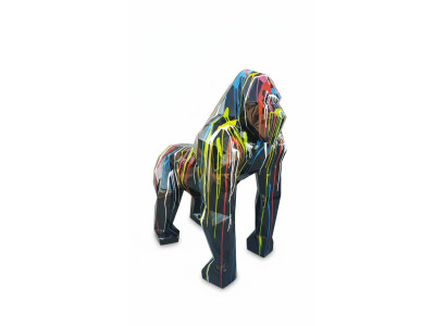 Abstraktes Gorilla Deko Figur Statue Skulptur 128cm Figuren Statuen Skulpturen