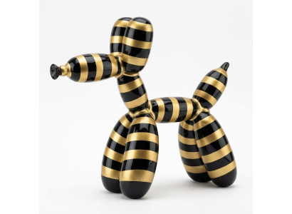 Abstrakte Skulptur Ballon Hund Deko Figur Statue 57cm Figuren Statuen Skulpturen