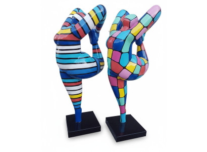 Abstrakte Deko Figur Statue Skulptur 141cm Figuren Statuen Skulpturen Neu (P145)