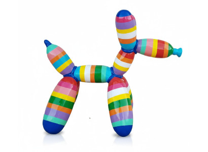 Abstrakte Ballon Hund Deko Figur Statue Skulptur 57cm Figuren Statuen Skulpturen