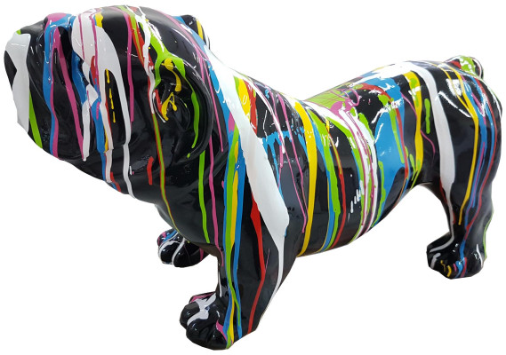 Abstrakte Deko Figur Statue Skulptur 32cm Figuren Statuen Skulpturen Hund A515D