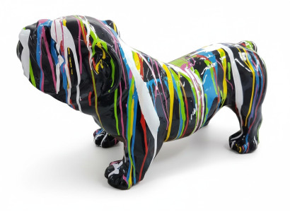 Abstrakte Deko Figur Statue Skulptur 32cm Figuren Statuen Skulpturen Hund A515D