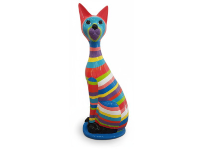 Abstrakte Deko Figur Statue Skulptur 98 cm Figuren Statuen Skulpturen Katze A745