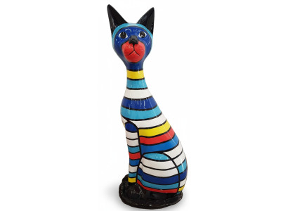 Abstrakte Deko Figur Statue Skulptur 98 cm Figuren Statuen Skulpturen Kater A746