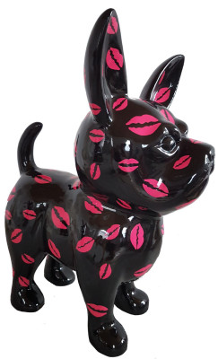 Abstrakte Design Dekoration Statue Figur Skulptur Figuren Statuen Hund A684