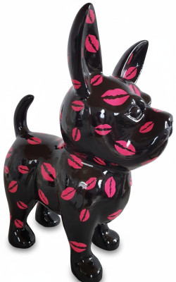 Abstrakte Design Dekoration Statue Figur Skulptur Figuren Statuen Hund A684