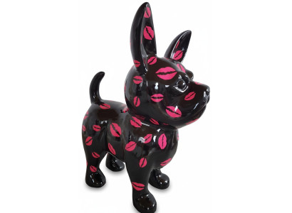 Abstrakte Design Dekoration Statue Figur Skulptur Figuren Statuen Hund A684