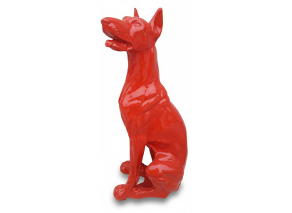 Abstrakte Deko Figur Statue Skulptur 80 cm Figuren Statuen Skulpturen Doberman