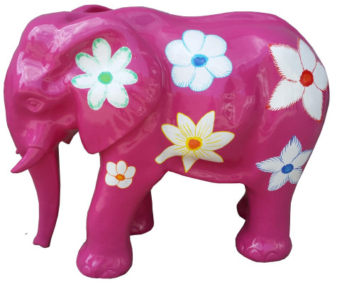 Abstrakte Design Dekoration Statue Figur Skulptur Figuren Statuen Elefant A524C