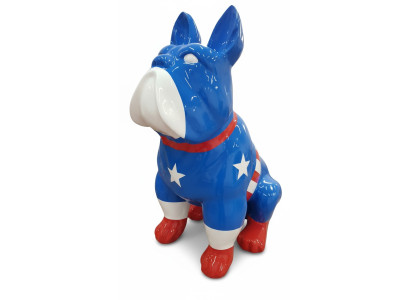 Abstrakte Deko Figur Statue Skulptur 79 cm Figuren Statuen Skulpturen Kampfhund