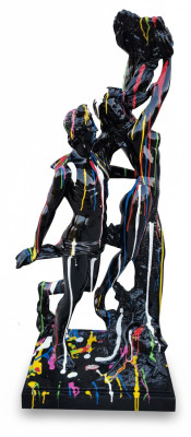 Abstrakte Deko Figur Statue Skulptur 130 cm Figuren Statuen Skulpturen Neu R65B