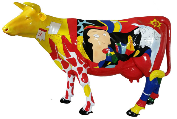 Abstrakte XXL 210 cm Figur Statue Design Skulptur Dekoration Außen Innen Garten