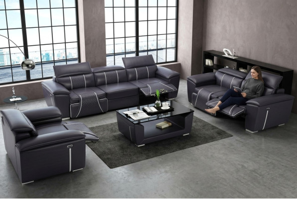 Multifunktions Couch Relax Sofagarnitur Polster Sofa 3+2+2 Sitzer Couchen Sitz