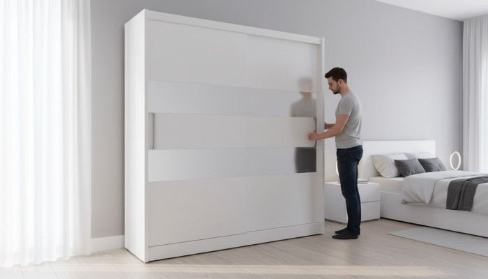 Mehrzweck Regale Schrank Regal Kleiderschränke 200cm Neu Garderobe