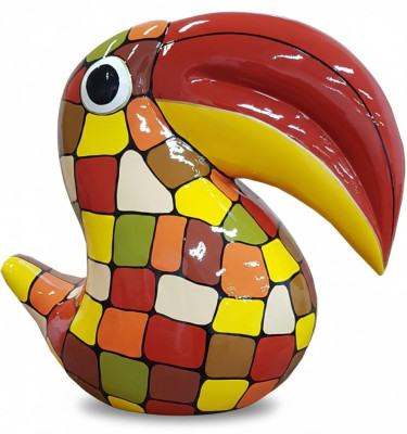 Abstrakte Deko Figur Statue Skulptur 65cm Figuren Statuen Skulpturen Tukan A707B