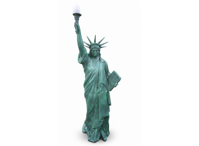 Stehleuchte Lampe 238cm Freiheitsstatue Liberty USA Dekoration Statue Leuchte