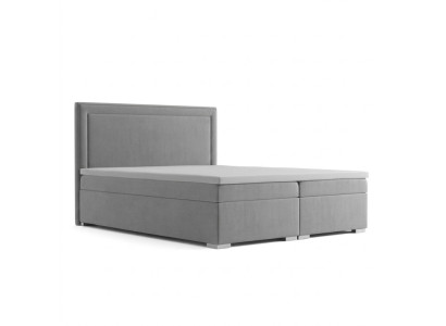 Boxspring Design Bett Hotel Doppel Betten Luxus Polster Kasten Funktion Samt Neu