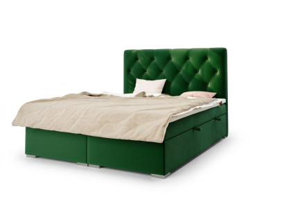 Chesterfield Boxspring Bett Hotel Doppel Komplett Set Matratze Topper Betten Neu