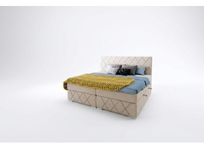 Boxspring Bett Komplett Set Doppel Matratze Topper Betten Funktion Kasten Hotel