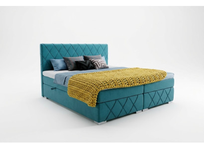 Boxspring Bett Hotel Doppel Textil Luxus Betten Bettkasten Polster Funktion