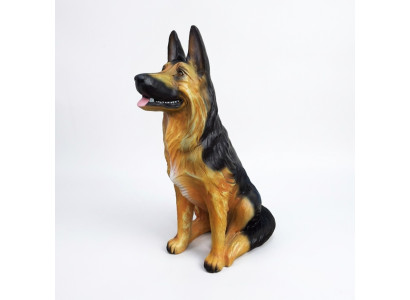 Garten Dekoration Schäferhund Hund Figur Statue Skulptur 86cm Figuren Statuen