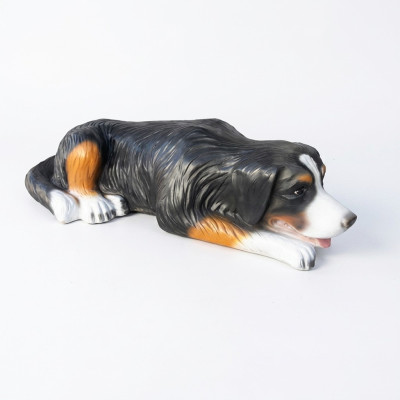 Garten Deko Hund Figur Statue Skulptur 24x100cm Figuren Statuen Skulpturen A455