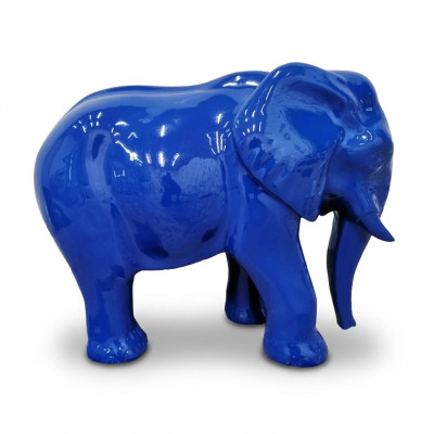 Abstrakte Figur Kunst Elefant Skulptur Deko Design Statuen bunt Statue Garten