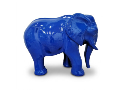 Abstrakte Figur Kunst Elefant Skulptur Deko Design Statuen bunt Statue Garten