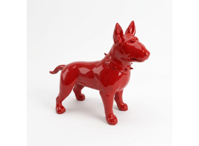 Abstrakte Figur Kunst Hund Skulptur Deko Design Statuen bunt Statue Garten Neu