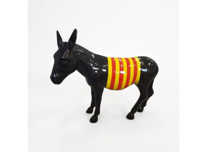 abstrakte Skulptur Esel Dekoration Figur Kunststoff Statuen Deko Statue 174cm