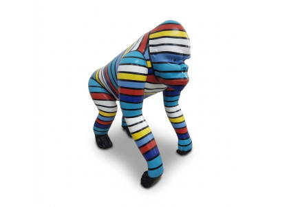 Abstrakte Figur Statue Design Skulptur Deko Gorilla Garten Statuen Dekoration