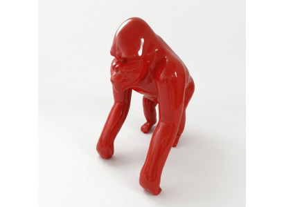 Abstrakte Figur Statue Design Skulptur Deko Gorilla 70 cm Statuen Dekoration