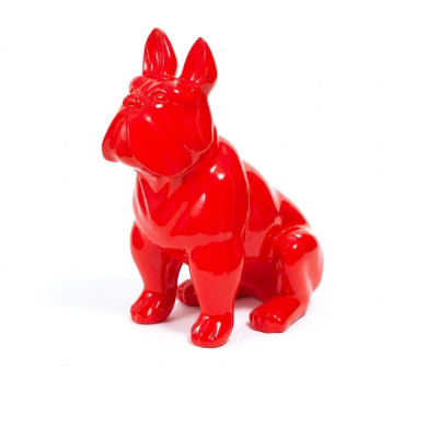 Abstrakt 79cm Hund Figur Statue Skulptur Deko Garten Design Statuen Dekoration