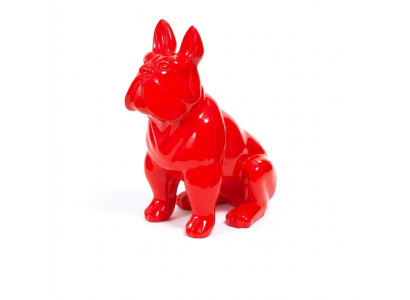 Abstrakt 79cm Hund Figur Statue Skulptur Deko Garten Design Statuen Dekoration