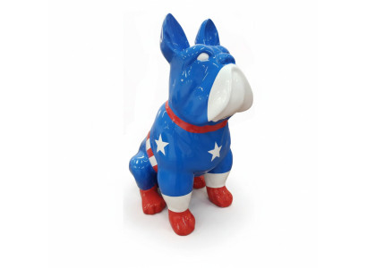 Abstrakte Figur Statue Design Skulptur Deko USA Hund Statuen Dekoration 79 cm