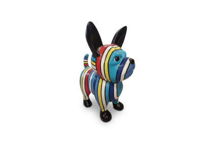 Abstrakte Figur Statue Design Skulptur Deko Hund Garten Statuen 91cm Dekoration