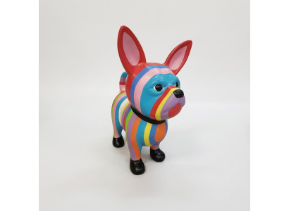 Abstrakt Hund Figur Statue Skulptur Deko Garten Design Statuen Dekoration 55cm