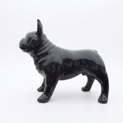 Abstrakt 100cm Hund Figur Statue Skulptur Deko Garten Design Statuen Dekoration