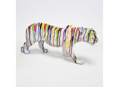 Abstrakt Tiger Figur Statue Skulptur Deko Garten Design Statuen Dekoration Zoo