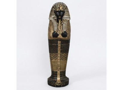 Ägypten Skulptur Tutanchamun Sarkophag Deko Statue Kunststoff Dekoration 117 cm
