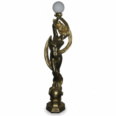 Skulptur Frau mit Schleier Figur Statuen Skulpturen Statue Kunststoff 172cm Neu