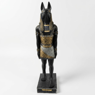 Ägyptische Figur Anubis Kunststoff god of death Dekoration Statuen Figuren 100cm