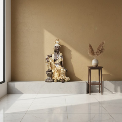 Statue Buddhismus Kwan-Yin Guan Yin Bodhisattva Skulptur Statuen Figur 65 cm Neu