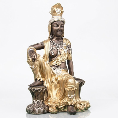 Statue Buddhismus Kwan-Yin Guan Yin Bodhisattva Skulptur Statuen Figur 65 cm Neu