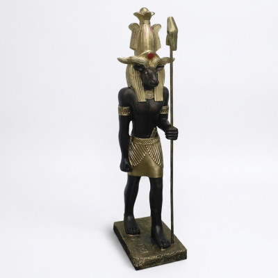 Ägyptischer Gott Khnum Statue Figur Statuen Figuren Skulpturen 40 cm Antik Stil