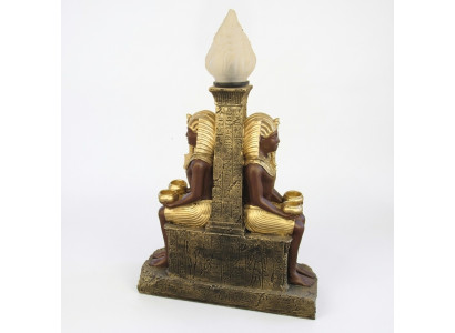 Ägyptische Figur Lampe Srehleuchte Lampen Statue Wächter 60cm Statuen Figuren