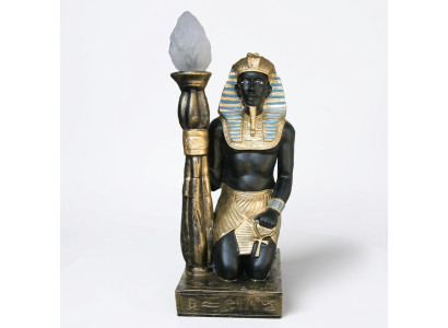 Ägyptische Figur Lampe Srehleuchte Lampen Statue Pharao 55cm Statuen Figuren