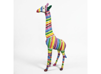 abstrakte Skulptur Giraffe Dekoration Figur Kunststoff Statuen Deko Statue 205cm